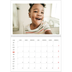 Calendrier photo A4 double (30 x 40 cm) — Accent rouge [couverture]