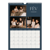 Calendrier photo A4 (20 x 30 cm) — Ardoise et sérifs [Février]