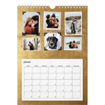 Calendrier photo A4 — Collection de photos