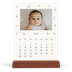 Calendrier de bureau support bois - portrait  — Cerise sur le bonheur [Avril]