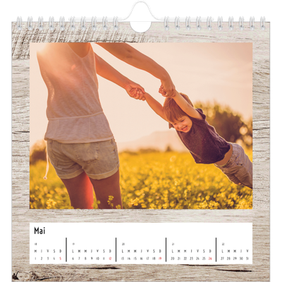 Calendriers annuels carré — Rustique [couverture]