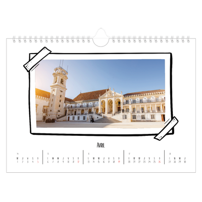 Calendrier photo A4 — Instants d'album photo [Avril]