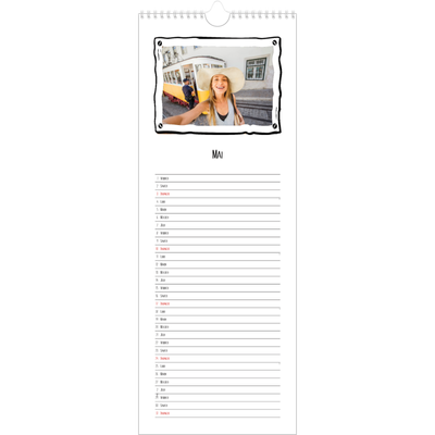 Calendrier mural long  — Instants d'album photo [couverture]