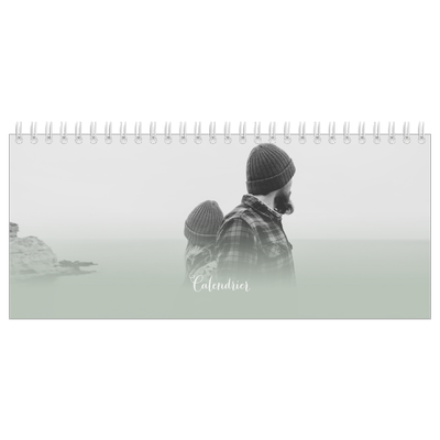 Calendrier de bureau — Fondu argile [couverture]