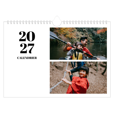 Calendrier photo A4 — Sérif et moments [couverture]