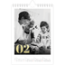 Calendrier photo A5 — Larges numéros brillants [Février]