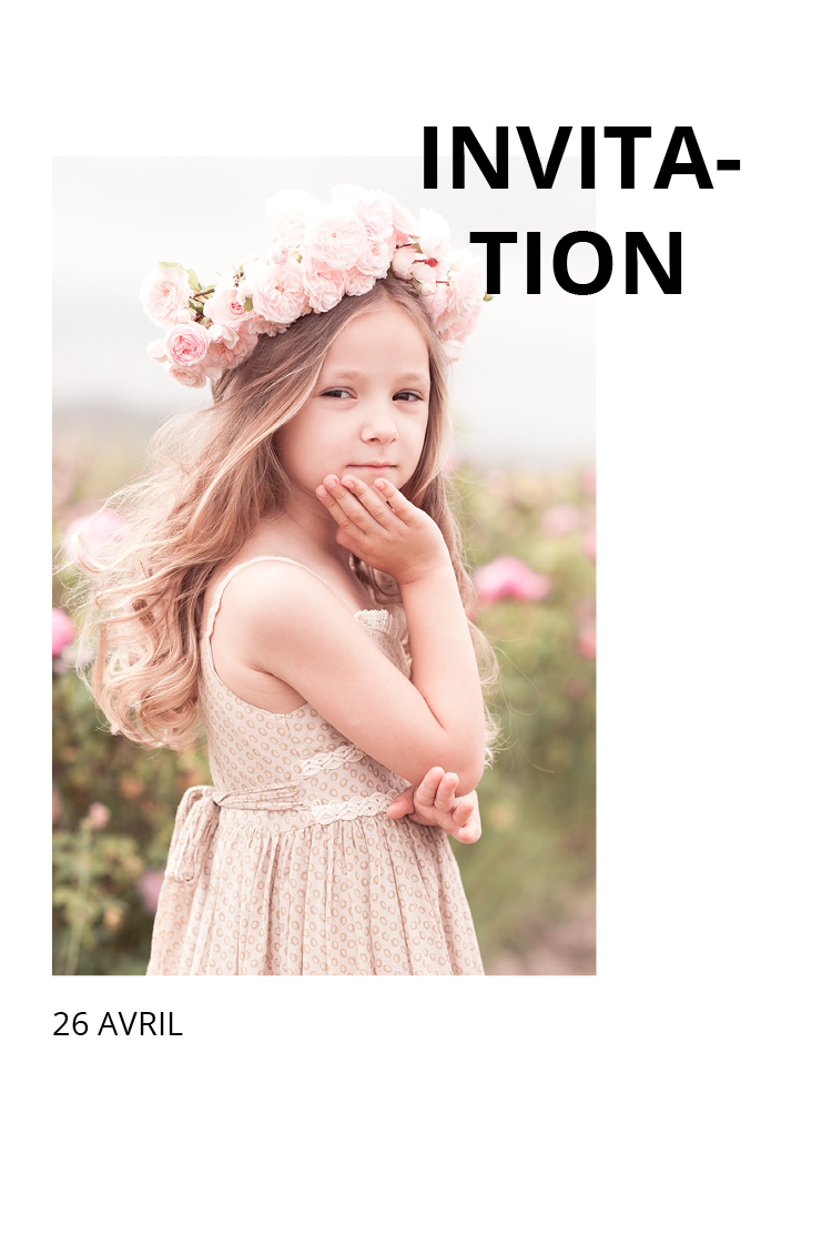 Cartons d'invitation — Neutre et doux