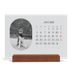 Calendrier de bureau support bois - paysage   — Sur la route [Janvier]