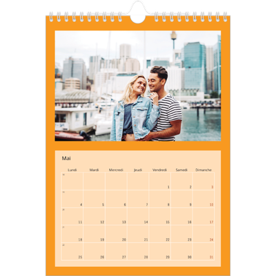 Calendrier photo A4 (20 x 30 cm) — Un monde en couleur [couverture]