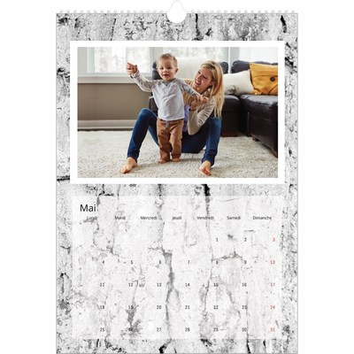 A3 Calendrier annuel — Bois à l'état pur [couverture]