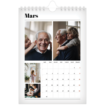 Calendrier photo A5 — Une de magazine [Mars]