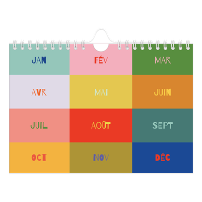 Calendrier photo A5 — Tout en couleurs [couverture]