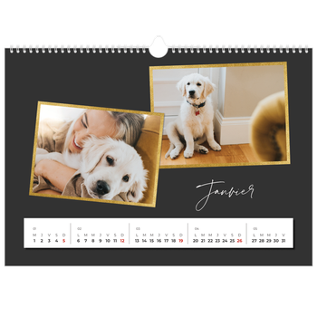 Calendrier photo A3 — Tellement de souvenirs