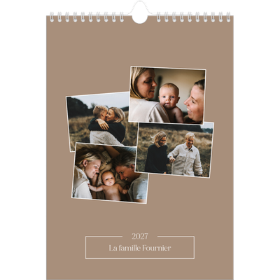 Calendrier photo A4 (20 x 30 cm) — Souvenirs artisanaux [couverture]