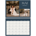 Calendrier photo A4 double (30 x 40 cm) — Ardoise et sérifs [Mai]
