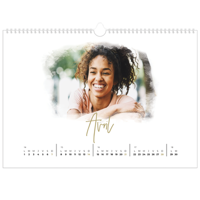 Calendrier photo A3 — Effet photo [Avril]