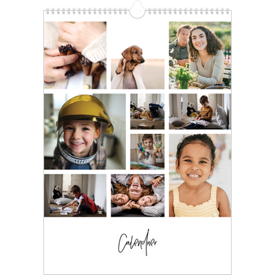 A3 Calendrier annuel — Arrangements photo [couverture]