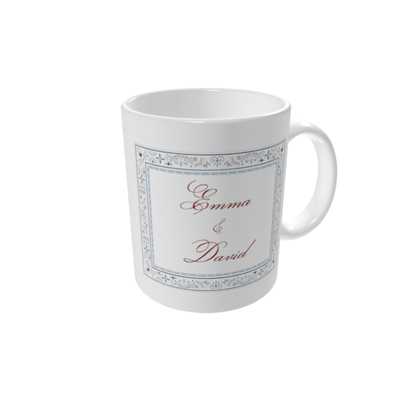 Mug personnalisé — Frise décorative