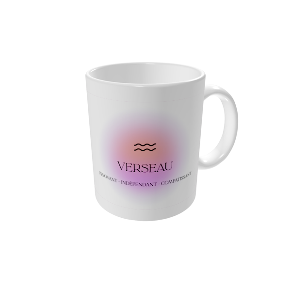 Mug personnalisé — Dégradé astrologique - Verseau