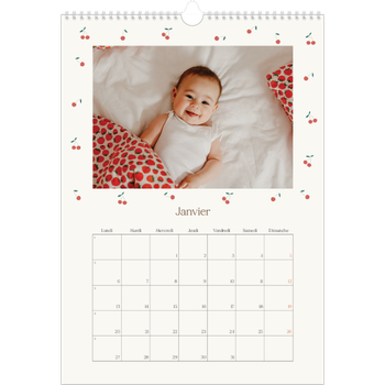 Calendrier photo A5 — Cerise sur le bonheur