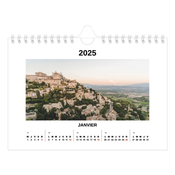 Calendrier photo A5 — Simple photo