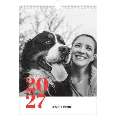 Calendrier photo A4 (20 x 30 cm) — Une année audacieuse [couverture]