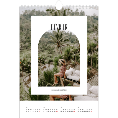 Calendrier photo A4 (20 x 30 cm) — L'arche ouverte [Février]