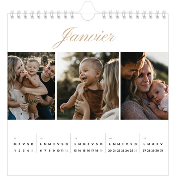 Calendrier photo carré — Diaporama