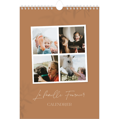 Calendrier photo A4 (20 x 30 cm) — Terre à terre [couverture]
