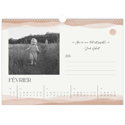 Calendrier photo A3 — Citations inspirantes [Février]