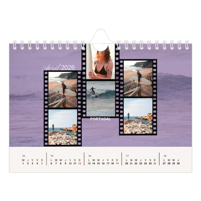 Calendrier photo A5 — Envie d'aventures [Avril]