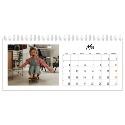 Calendrier de bureau — Journal Intime [couverture]