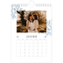 Calendrier photo A5 — Romance en bleu et blanc [Janvier]