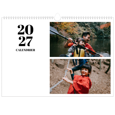 Calendrier photo A3 — Sérif et moments [couverture]