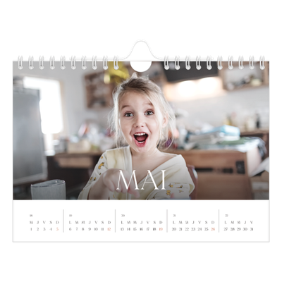 Calendrier photo A5 — Douze jolis mois [couverture]
