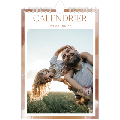Calendrier photo A5 — Effet pinceau [couverture]