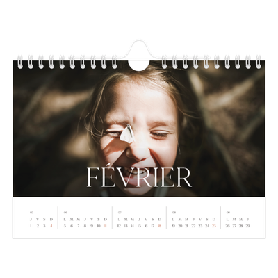 Calendrier photo A5 — Douze jolis mois [Février]