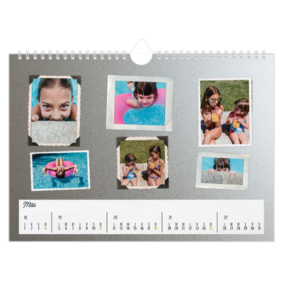 Calendrier photo A4 — Collection de photos [couverture]