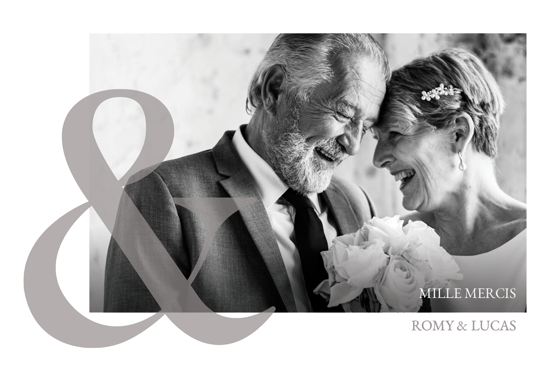 Carte de remerciement — Esperluette