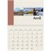 Calendrier photo A4 double (30 x 40 cm) — Vues du monde [Avril]