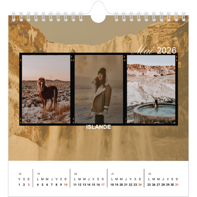 Calendriers annuels carré — Envie d'aventures [couverture]