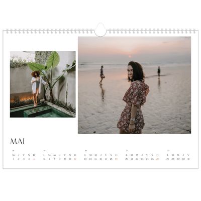 Calendrier photo A3 — Surf & couchers de soleil [couverture]