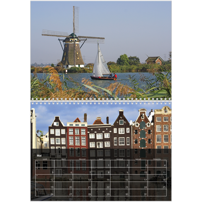 Calendrier photo A4 double (30 x 40 cm) — Panorama [couverture]