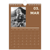 Calendrier photo A5 — Contemporain audacieux [Mars]
