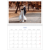 Calendrier photo A4 double (30 x 40 cm) — Classique cobalt [Mars]