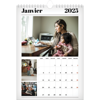 Calendrier photo A4 — Une de magazine