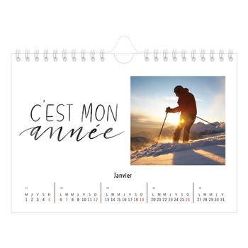 Calendrier photo A5 — Pensée positive