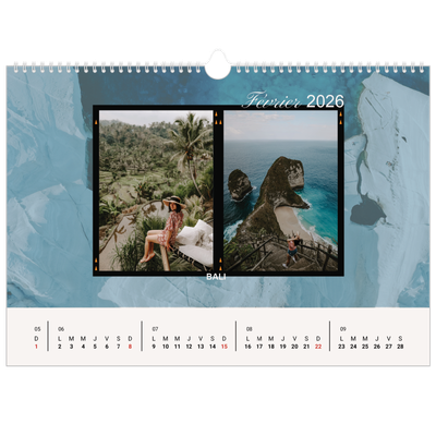 Calendrier photo A3 — Envie d'aventures [Février]