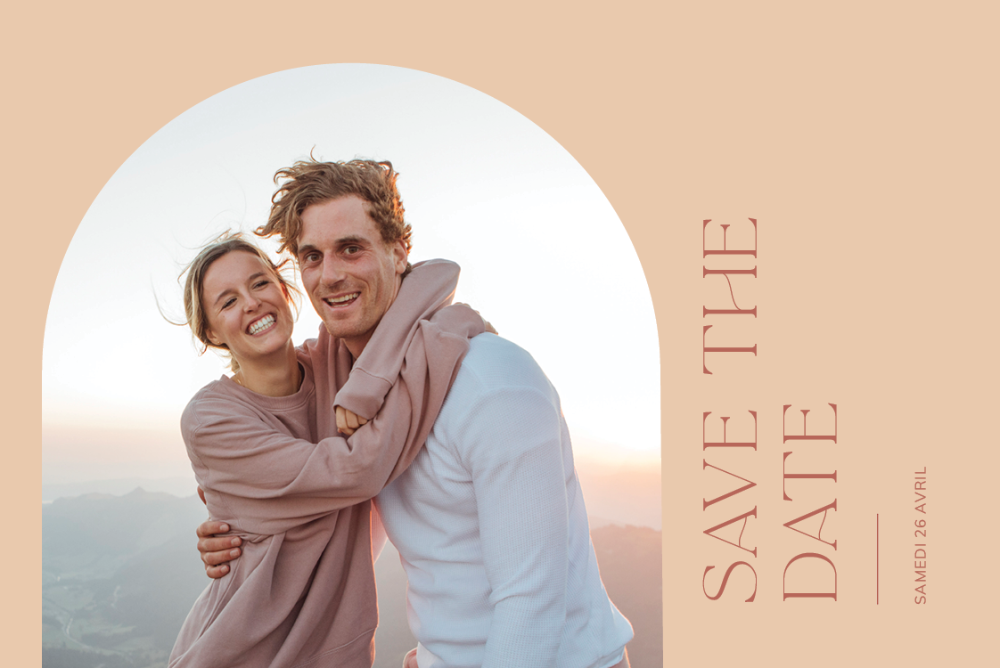 Save the date — Une touche de pêche