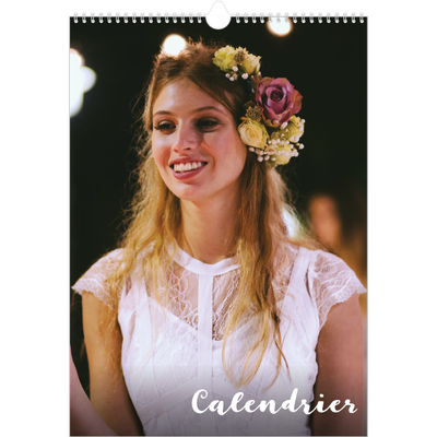 A3 Calendrier annuel — Superposition pinceau [couverture]